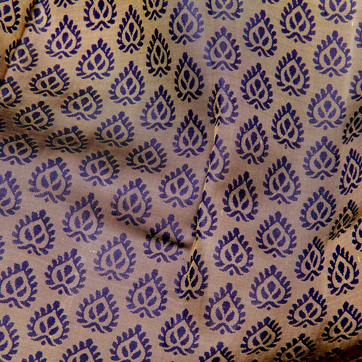Kuberan Grey Blue Kanchivaram Silk Saree