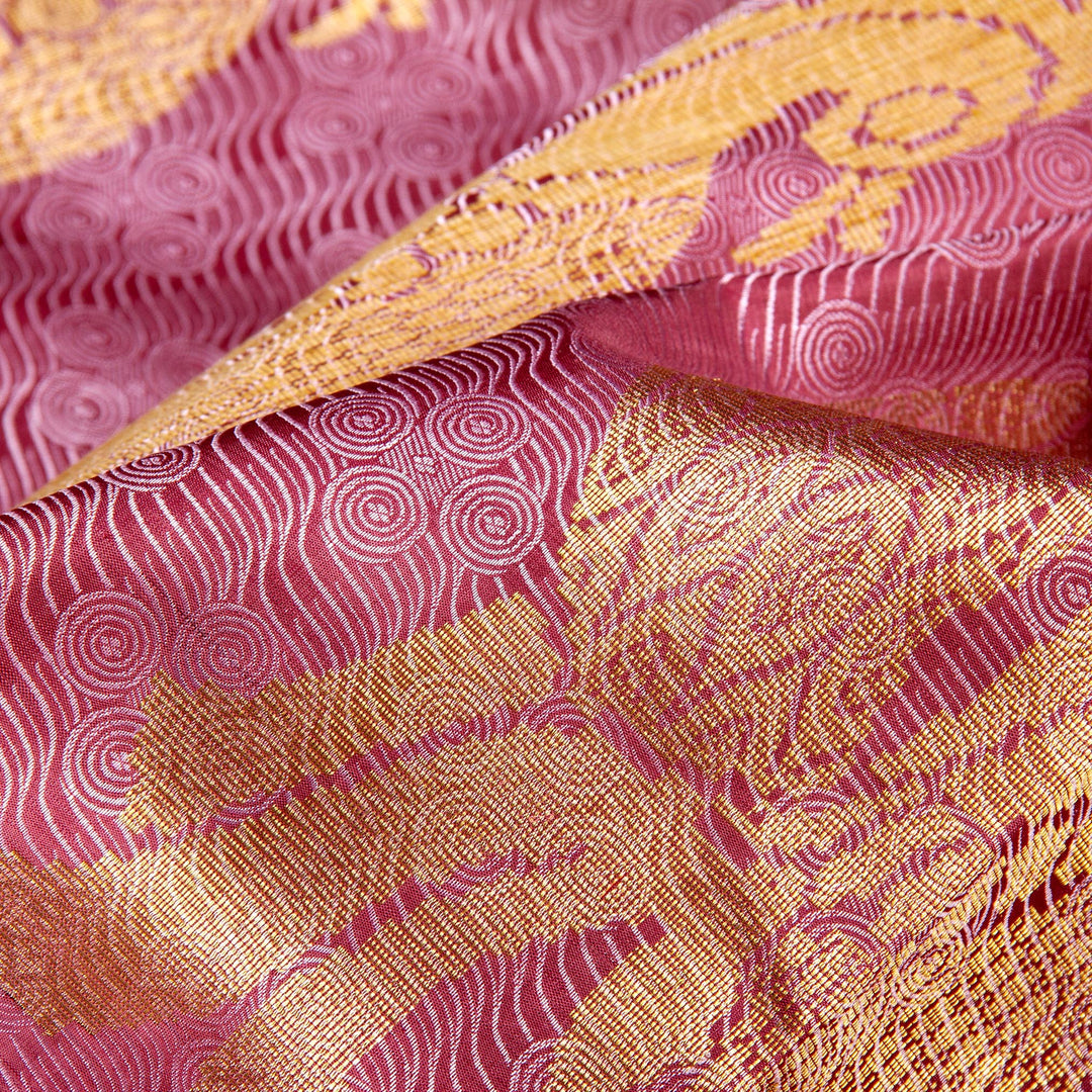 Kuberan Purple Kanchivaram Silk Saree