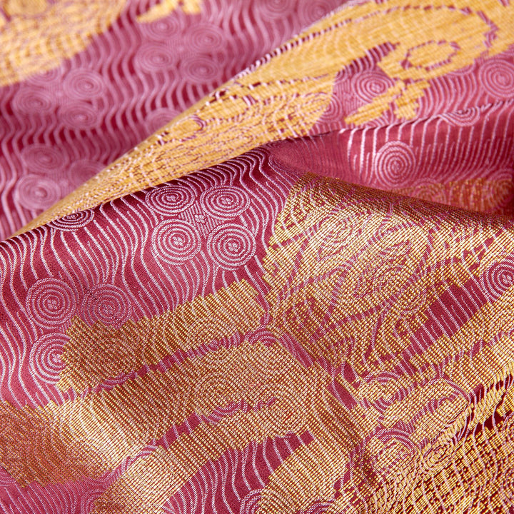 Kuberan Purple Kanchivaram Silk Saree