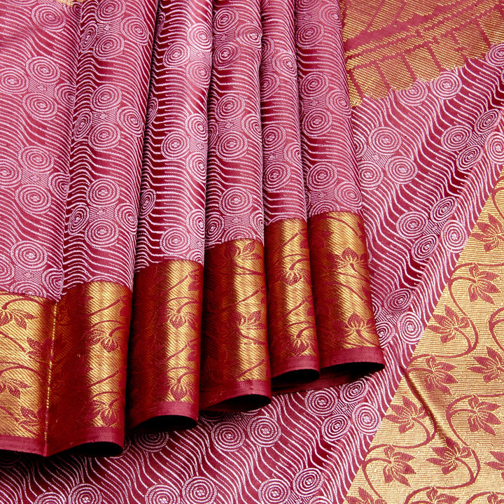 Kuberan Purple Kanchivaram Silk Saree
