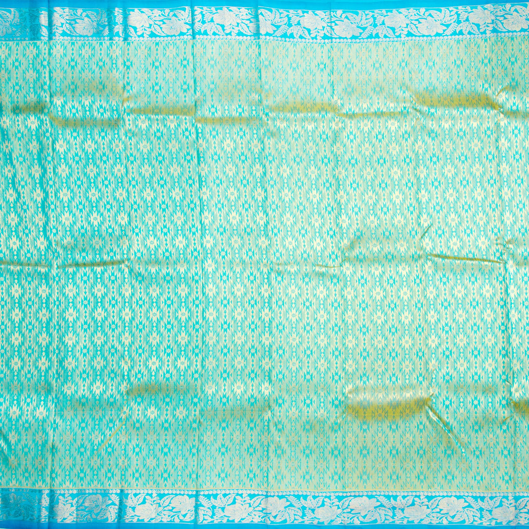 Kuberan Sea Green Kanchivaram Silk Saree