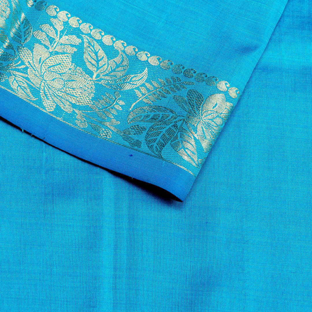 Kuberan Sea Green Kanchivaram Silk Saree