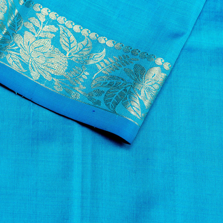 Kuberan Sea Green Kanchivaram Silk Saree