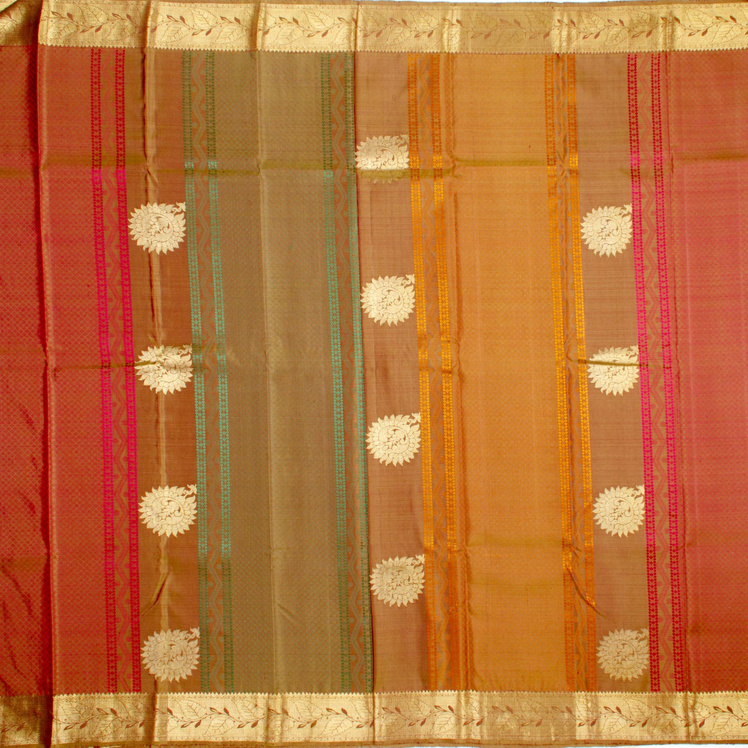 Kuberan Multi Golden Kanchivaram Silk Saree