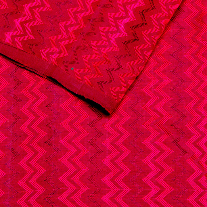 Kuberan Orange Yellow Kanchivaram Silk Saree