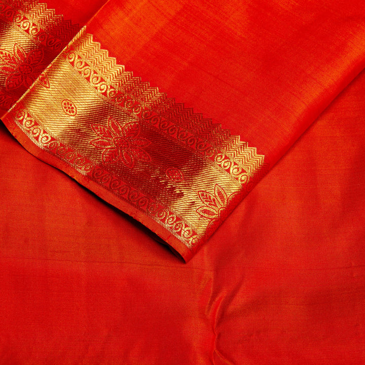 Kuberan Maroon Kanchivaram Silk Saree