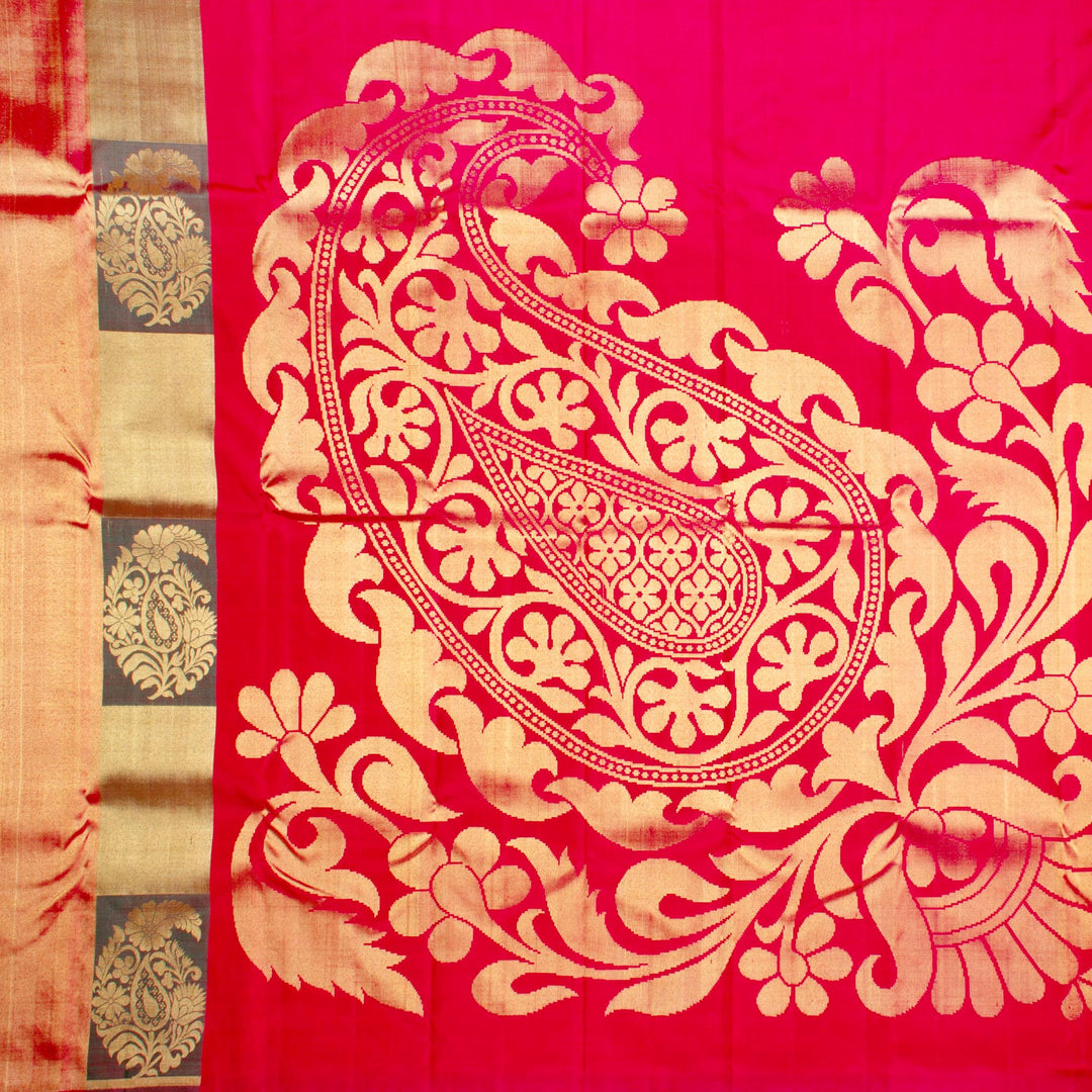 Kuberan Red Kanchivaram Silk Saree