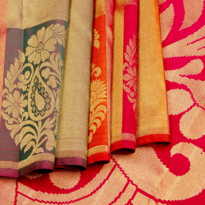 Kuberan Red Kanchivaram Silk Saree