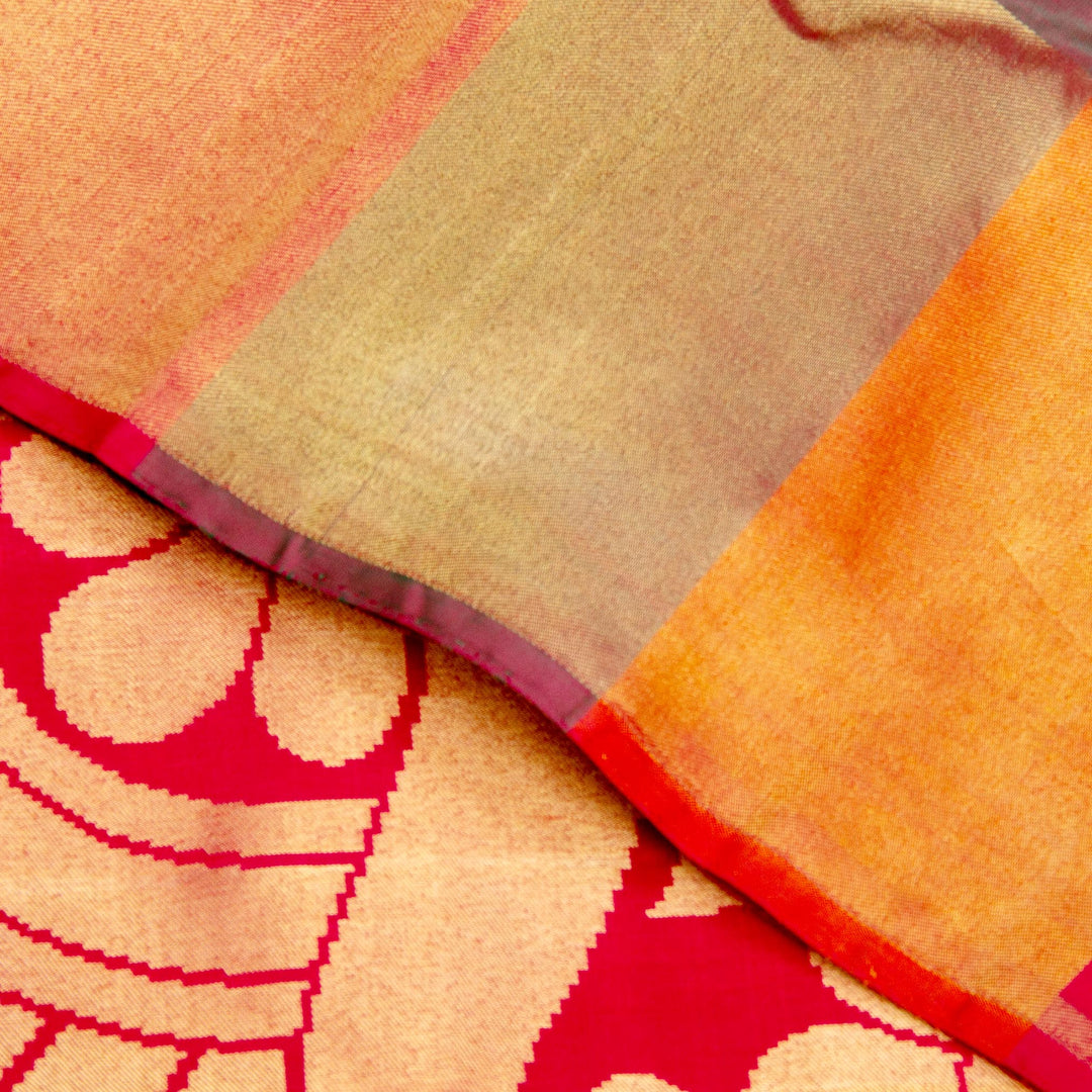 Kuberan Red Kanchivaram Silk Saree