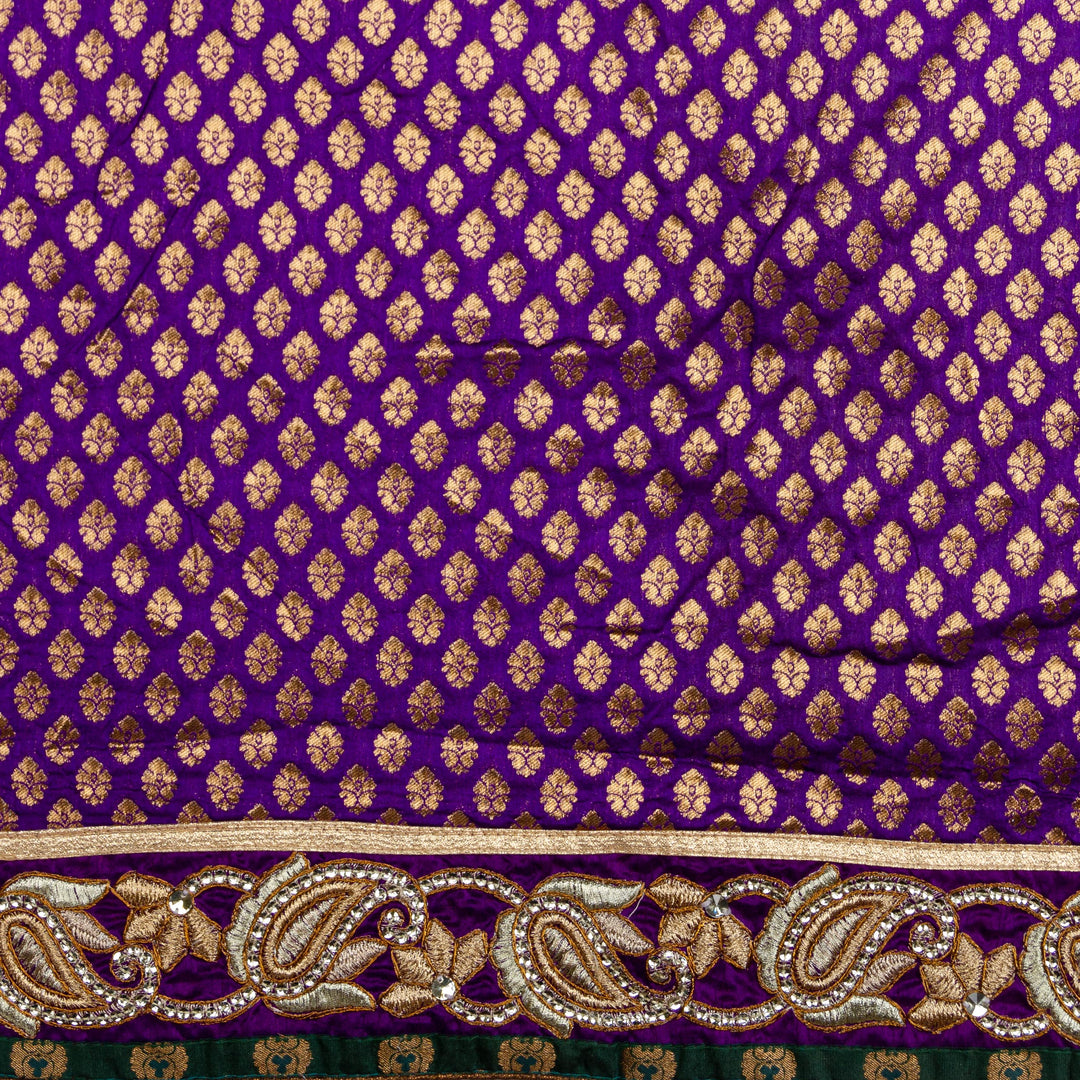 Kuberan Red Georgette Saree