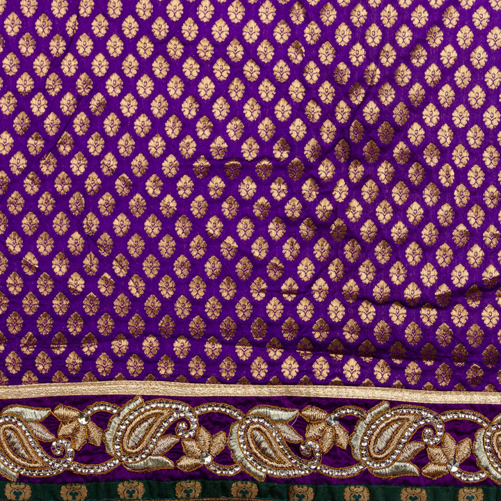 Kuberan Red Georgette Saree