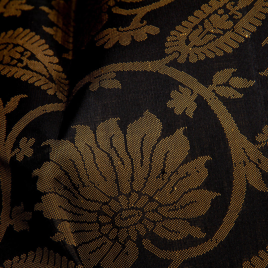 Kuberan Black Kanchivaram Silk Saree