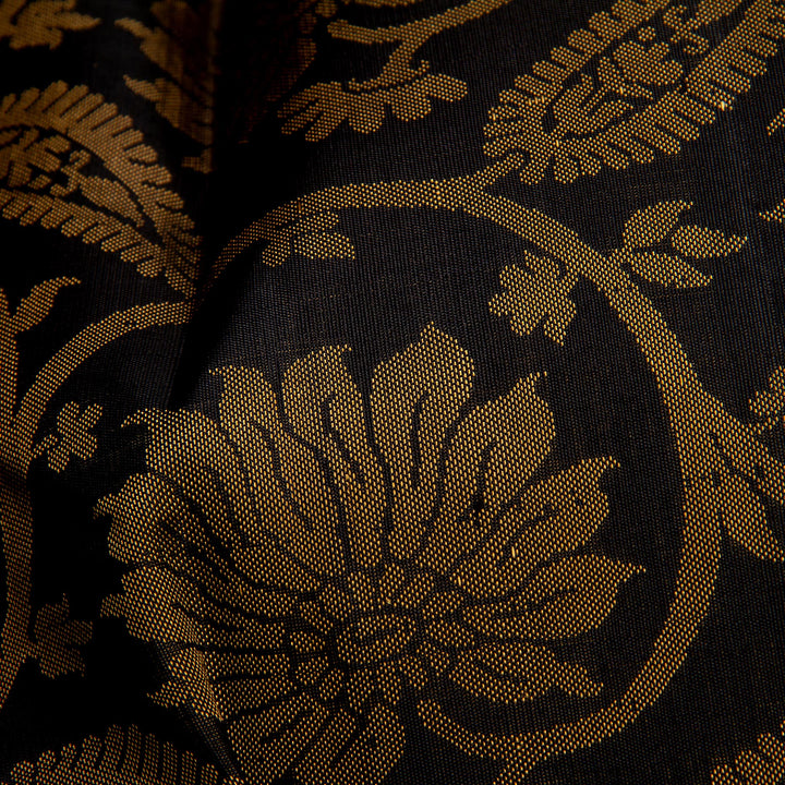 Kuberan Black Kanchivaram Silk Saree