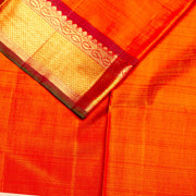 Kuberan Red Golden Kanchivaram Silk Saree