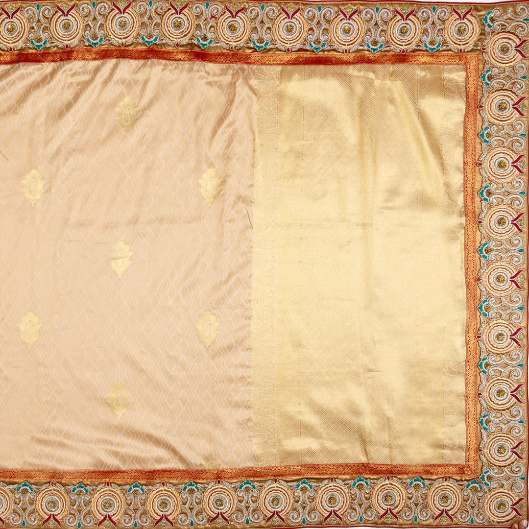 Beige Silk Saree Collection