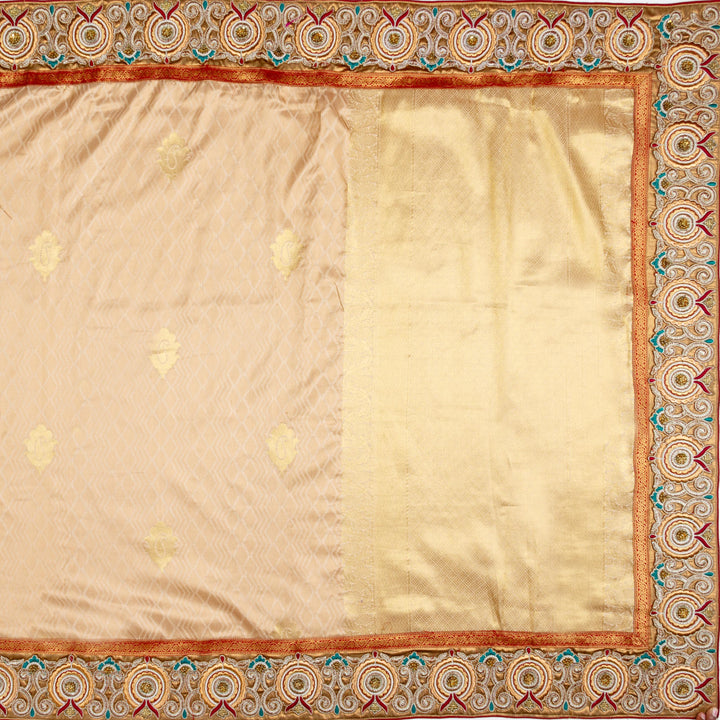 Beige Silk Saree Collection