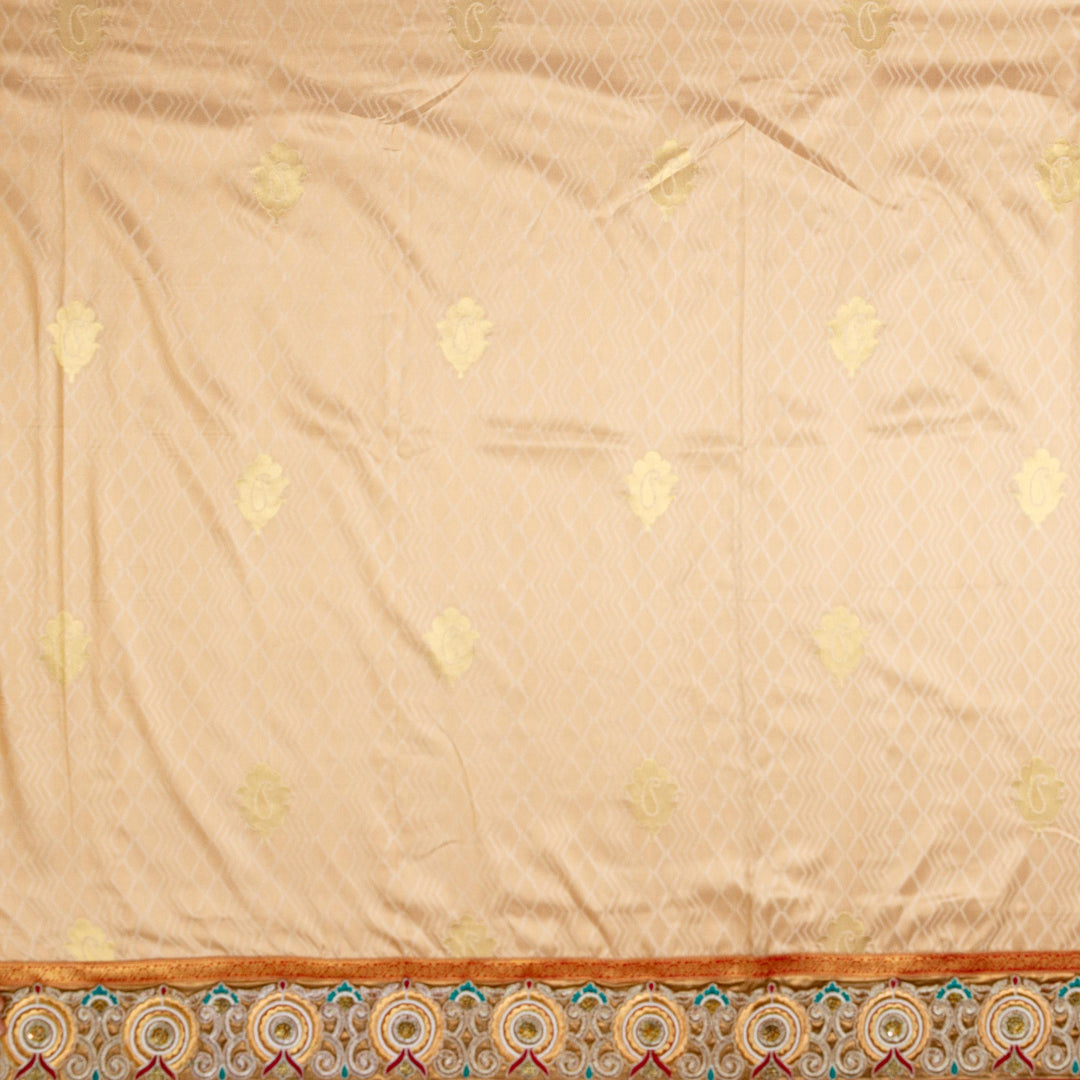 Beige Silk Saree Collection