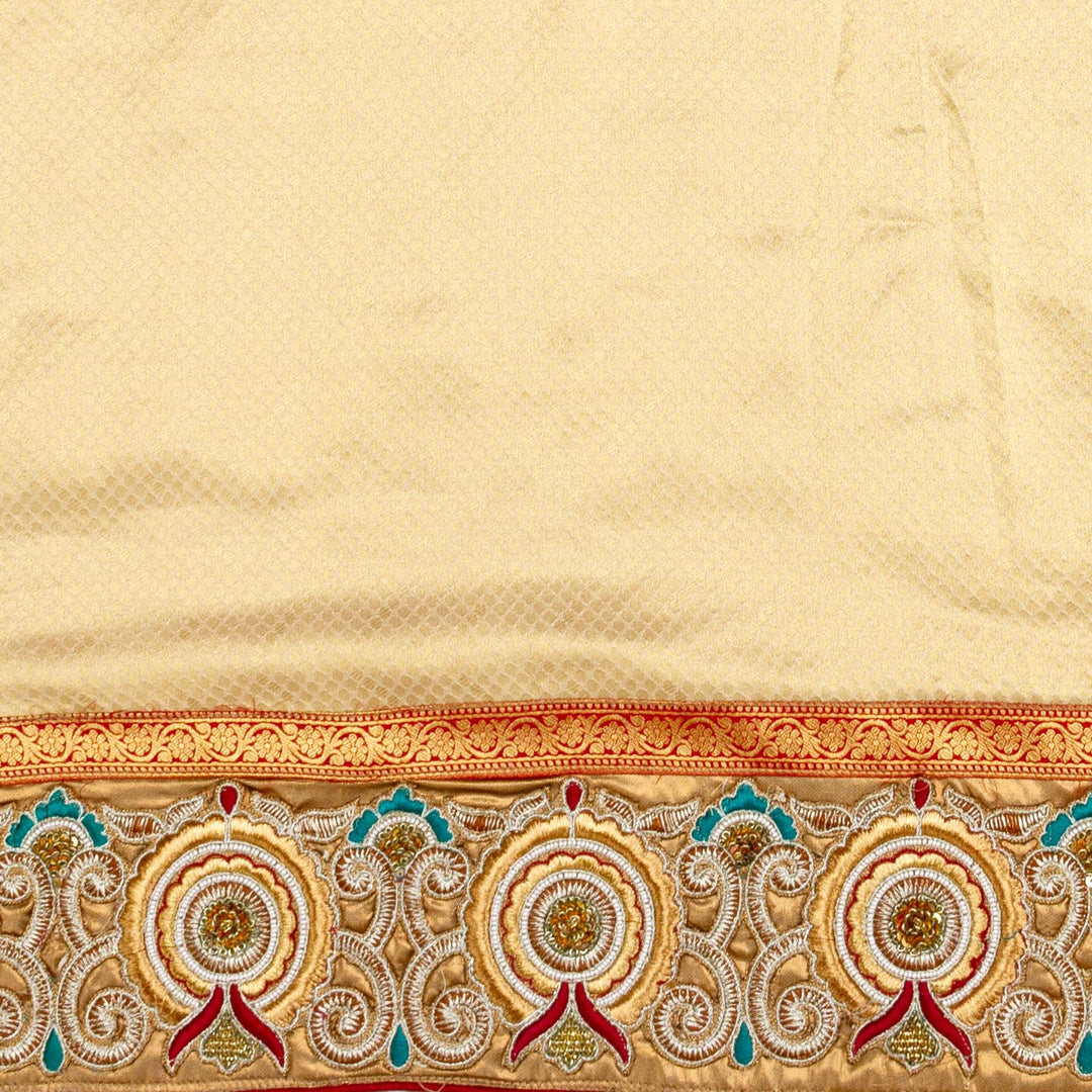 Beige Silk Saree Collection