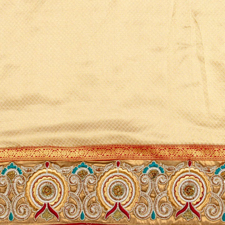 Beige Silk Saree Collection