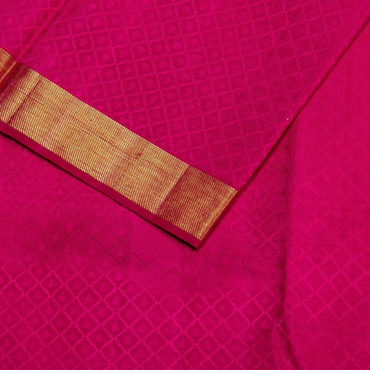 Kuberan Pink Kanchivaram Silk Saree
