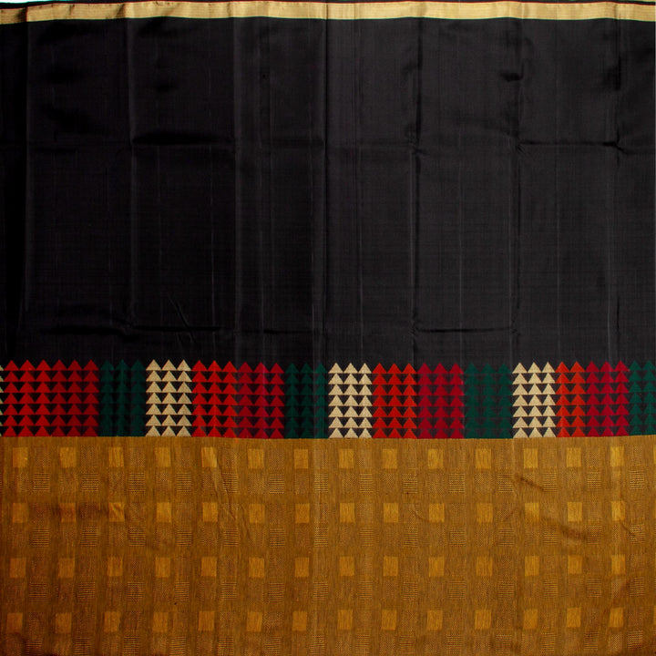Kuberan Black Kanchivaram Silk Saree
