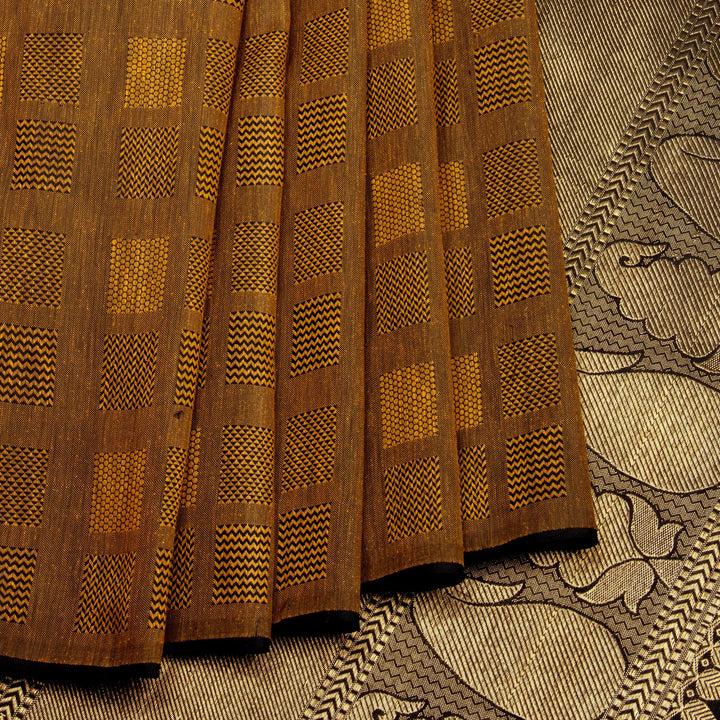 Kuberan Black Kanchivaram Silk Saree