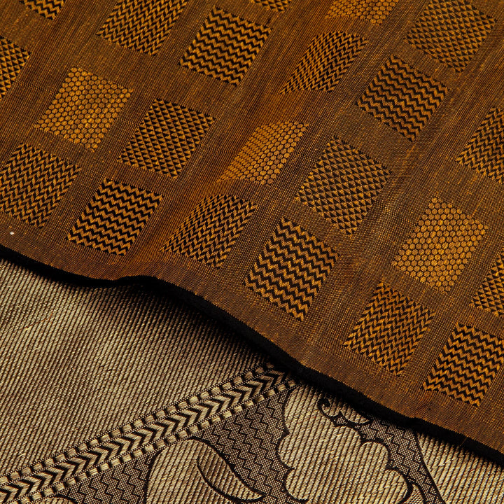 Kuberan Black Kanchivaram Silk Saree