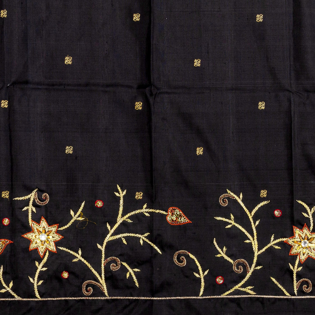 Kuberan Red Maroon Kanchivaram Silk Saree