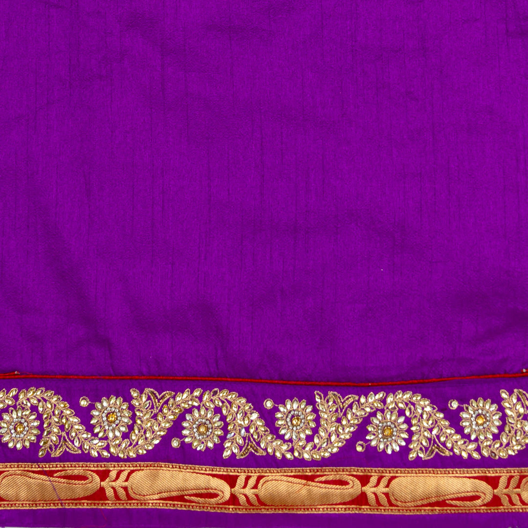 Kuberan Green Georgette Saree