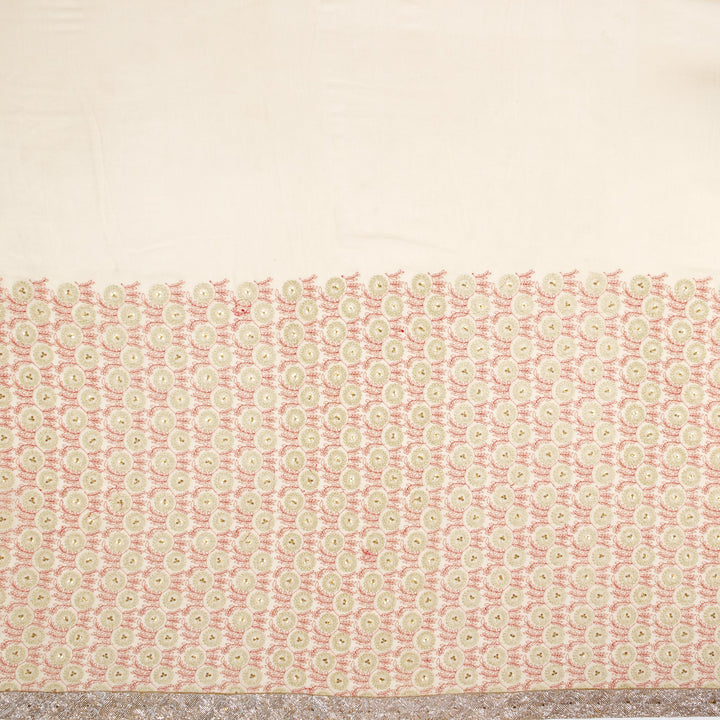 Kuberan Cream Georgette Saree