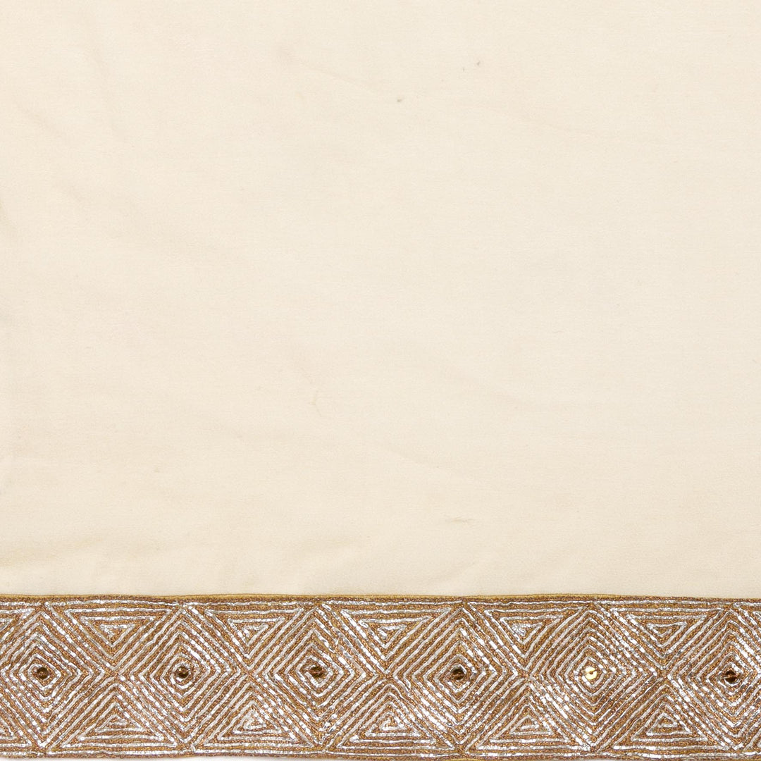 Kuberan Cream Georgette Saree