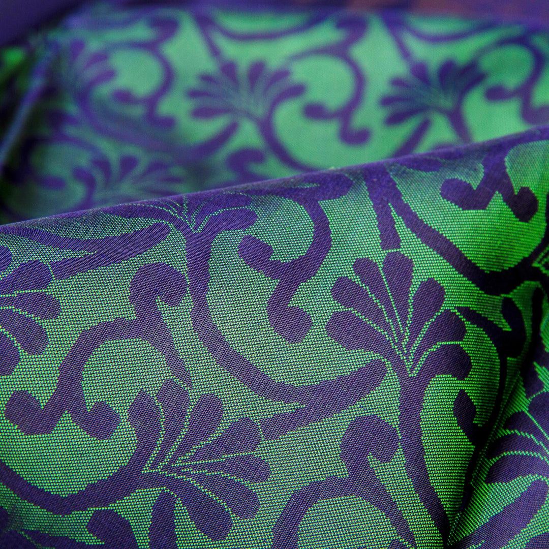 Kuberan Green Blue Kanchivaram Silk Saree