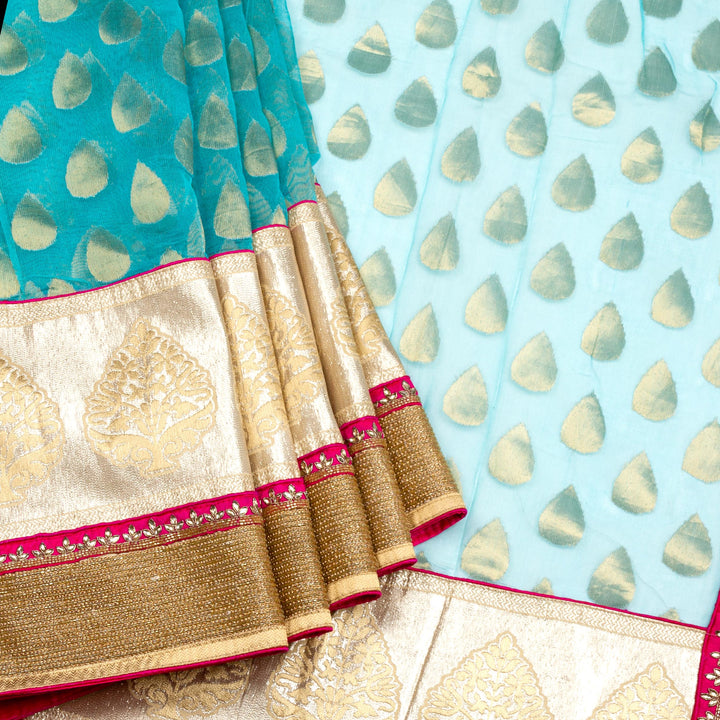 Kuberan Blue Kota Saree