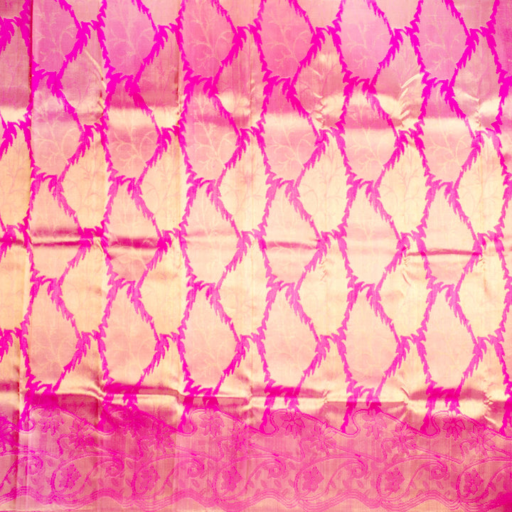 Kuberan Rani Pink Kanchivaram Silk Saree