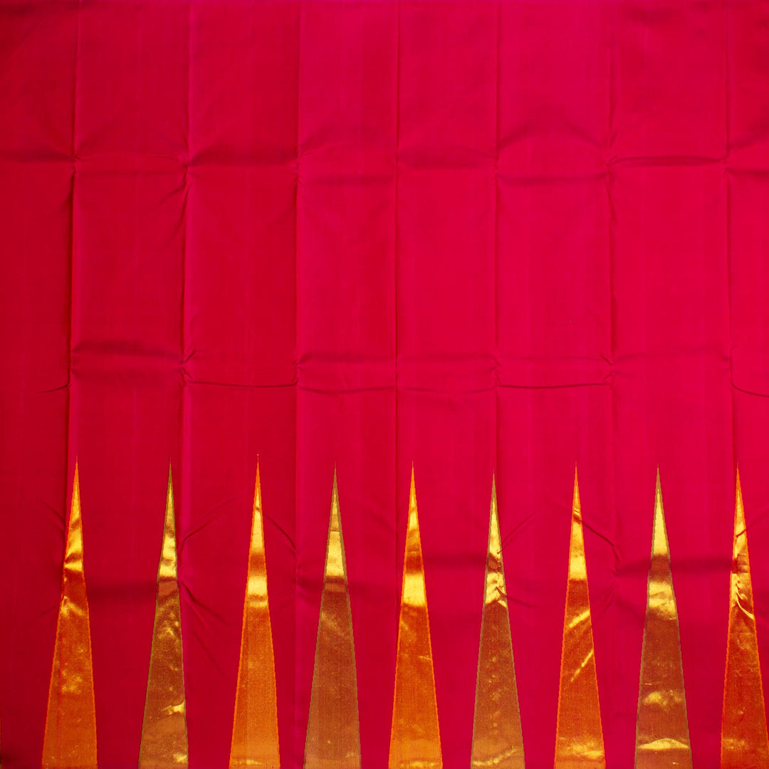 Kuberan Maroon Kanchivaram Silk Saree