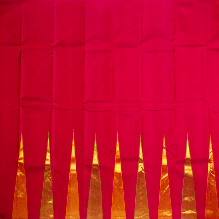 Kuberan Maroon Kanchivaram Silk Saree