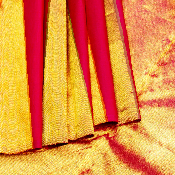 Kuberan Maroon Kanchivaram Silk Saree