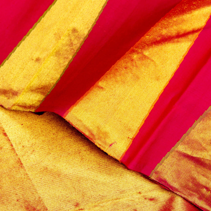 Kuberan Maroon Kanchivaram Silk Saree