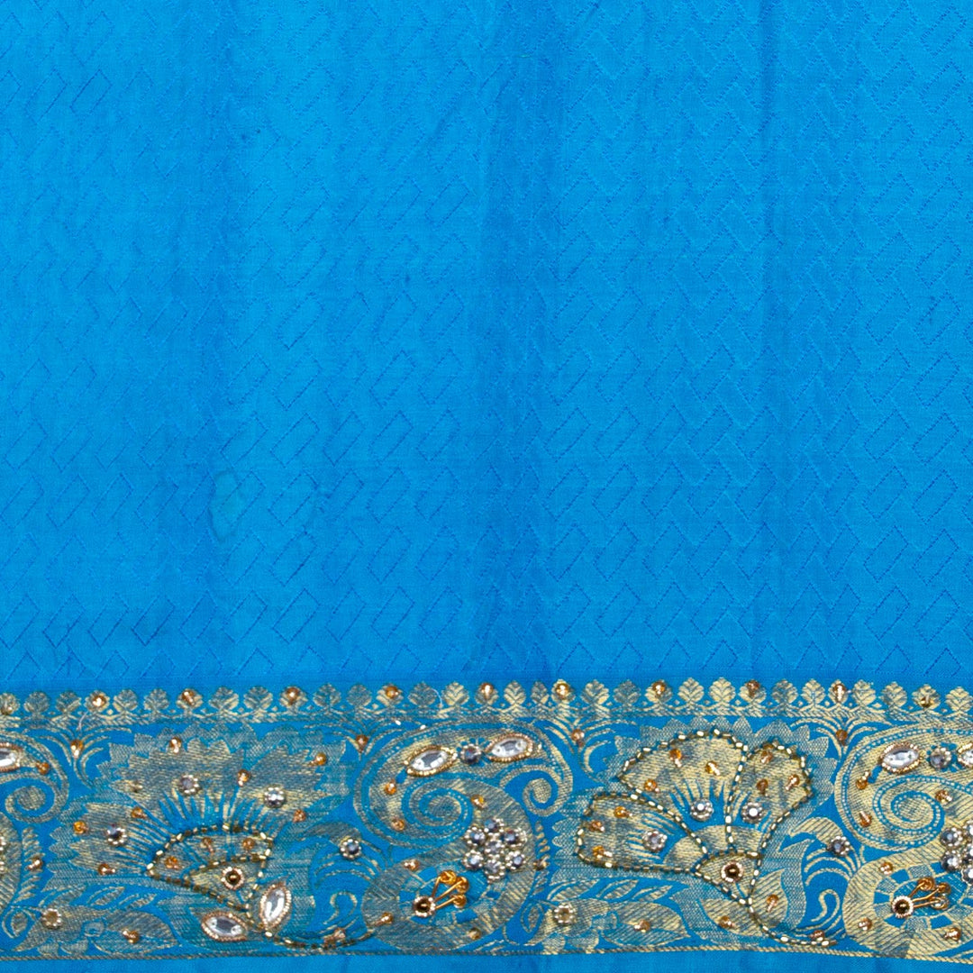 Kuberan Blue Silk Saree