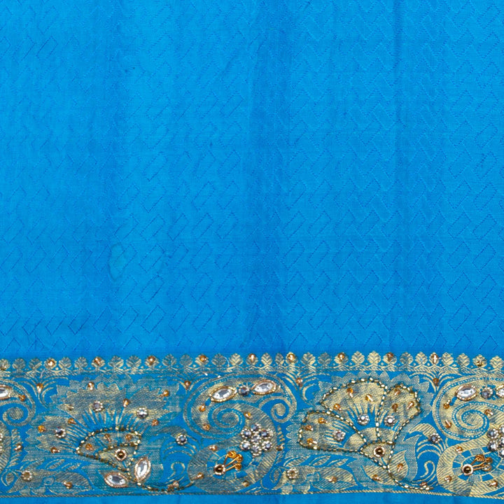 Kuberan Blue Silk Saree