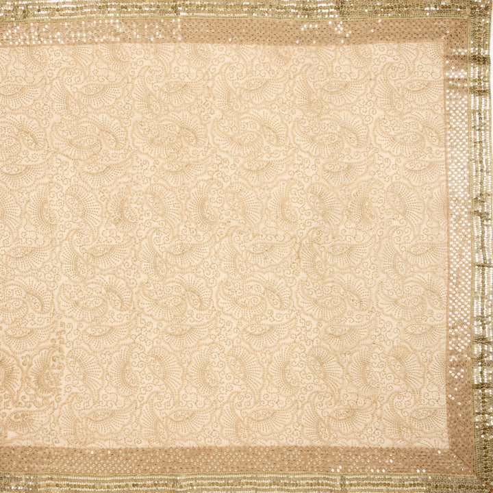 Kuberan Cream Georgette Saree