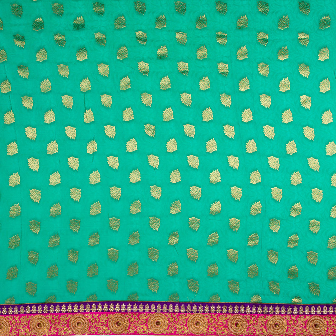 Ananda Blue Georgette Saree