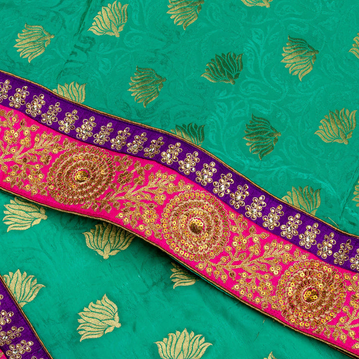 Ananda Blue Georgette Saree