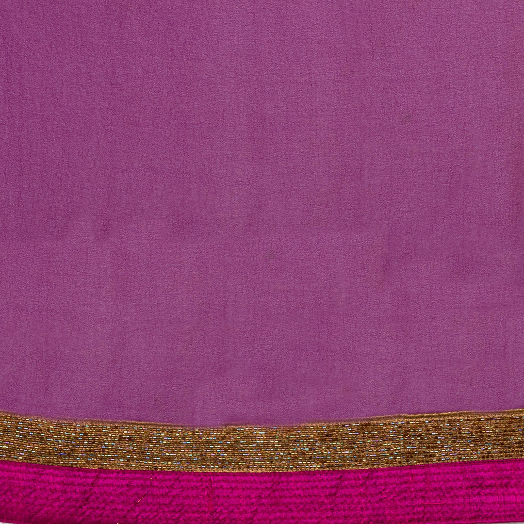 Kuberan Purple Georgette Saree