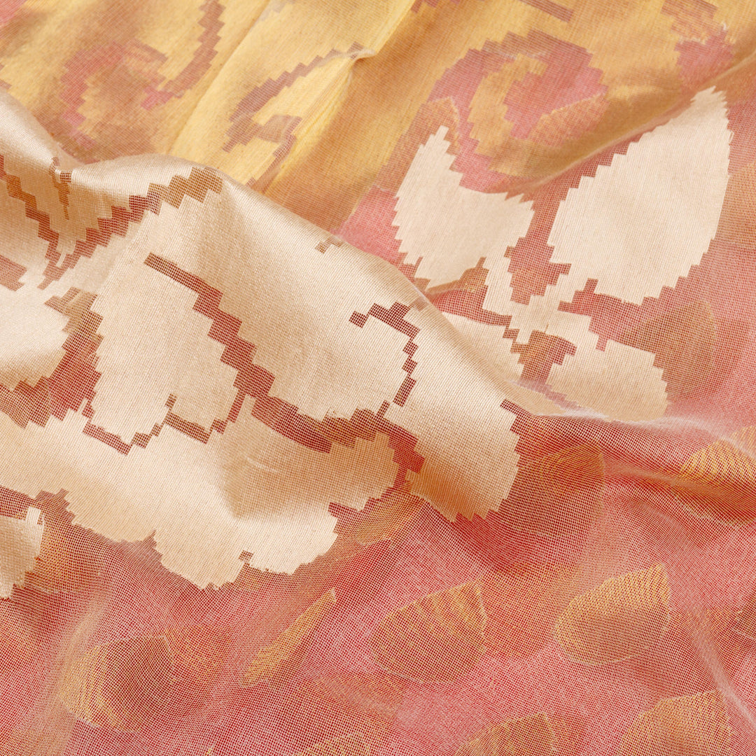 Kuberan Red White Fancy Designer Saree