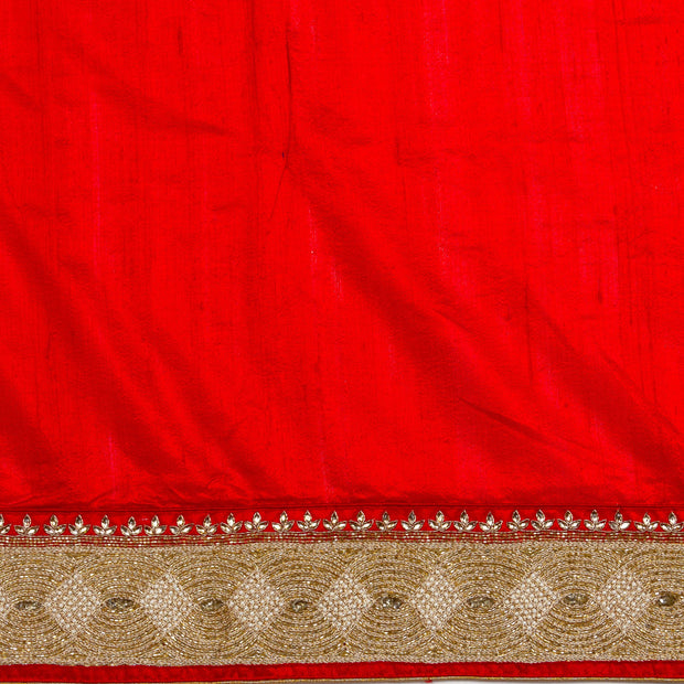 Kuberan Red White Fancy Designer Saree