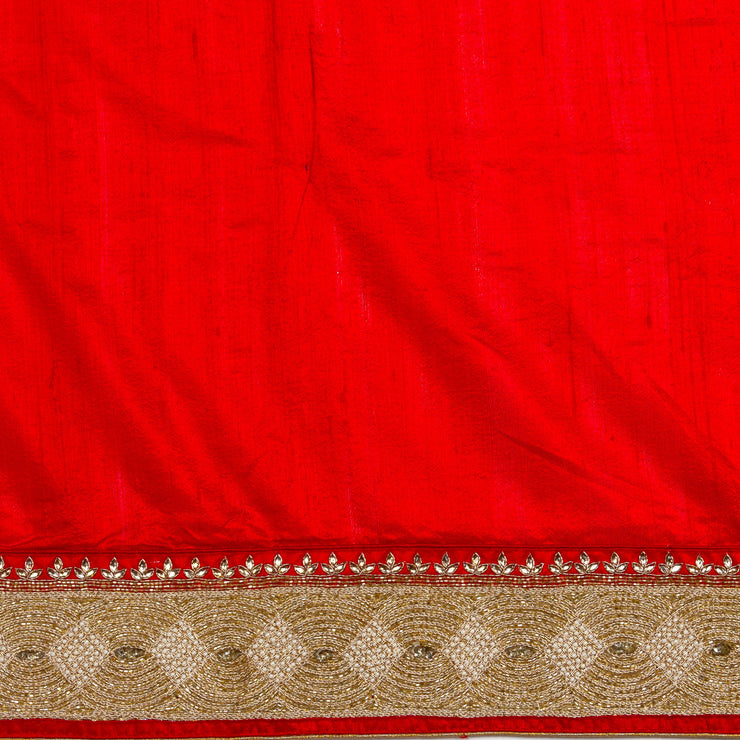 Kuberan Red White Fancy Designer Saree