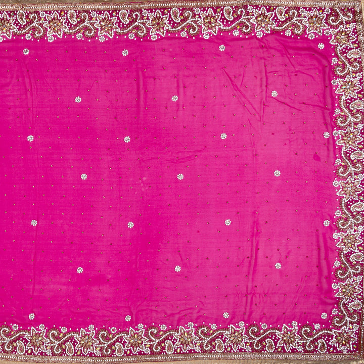 Kuberan Pink Georgette Saree