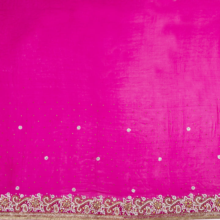 Kuberan Pink Georgette Saree