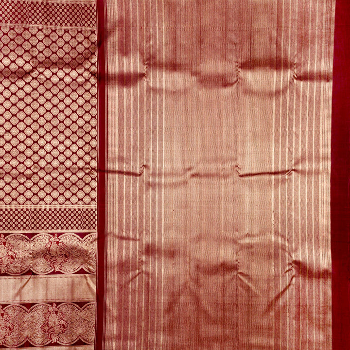 Kuberan Brown Kanchipuram Silk Saree